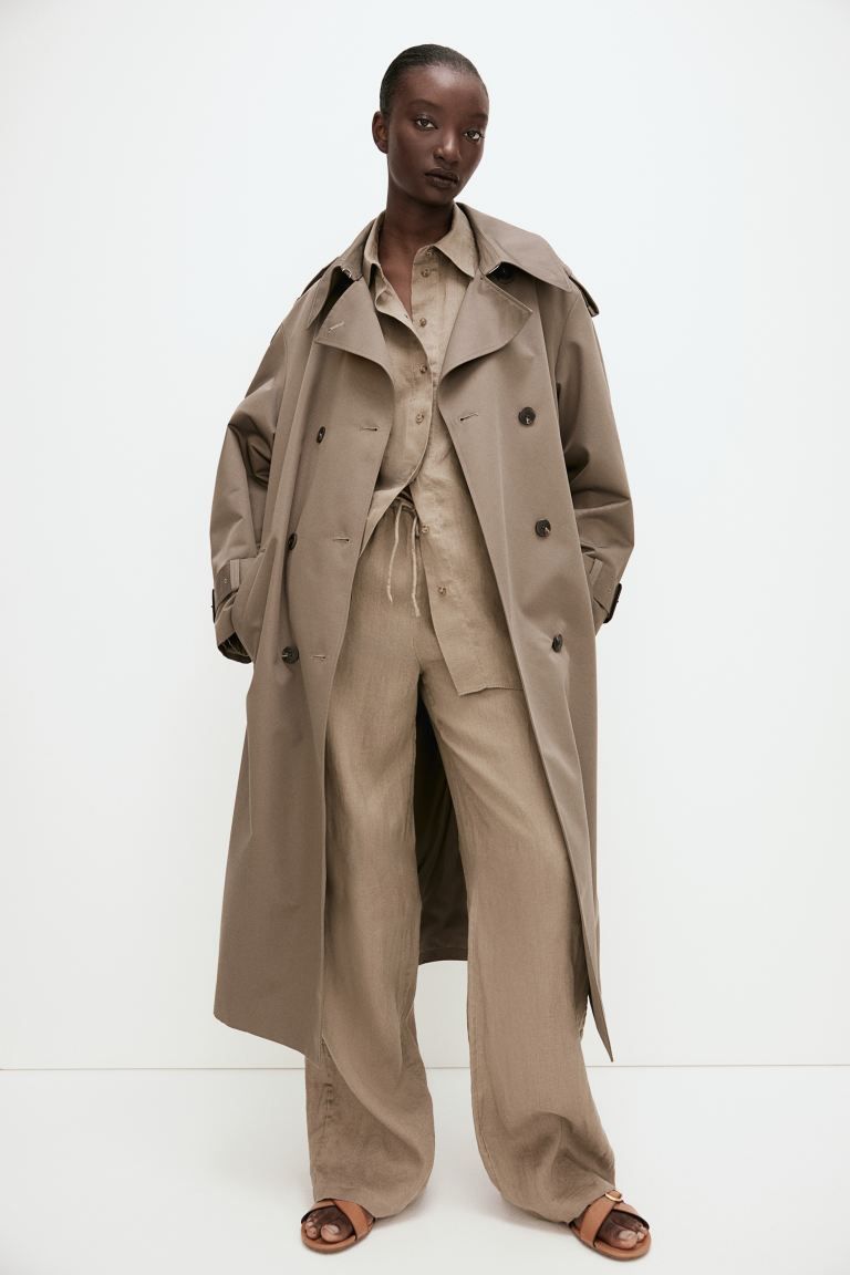Wide Linen Trousers