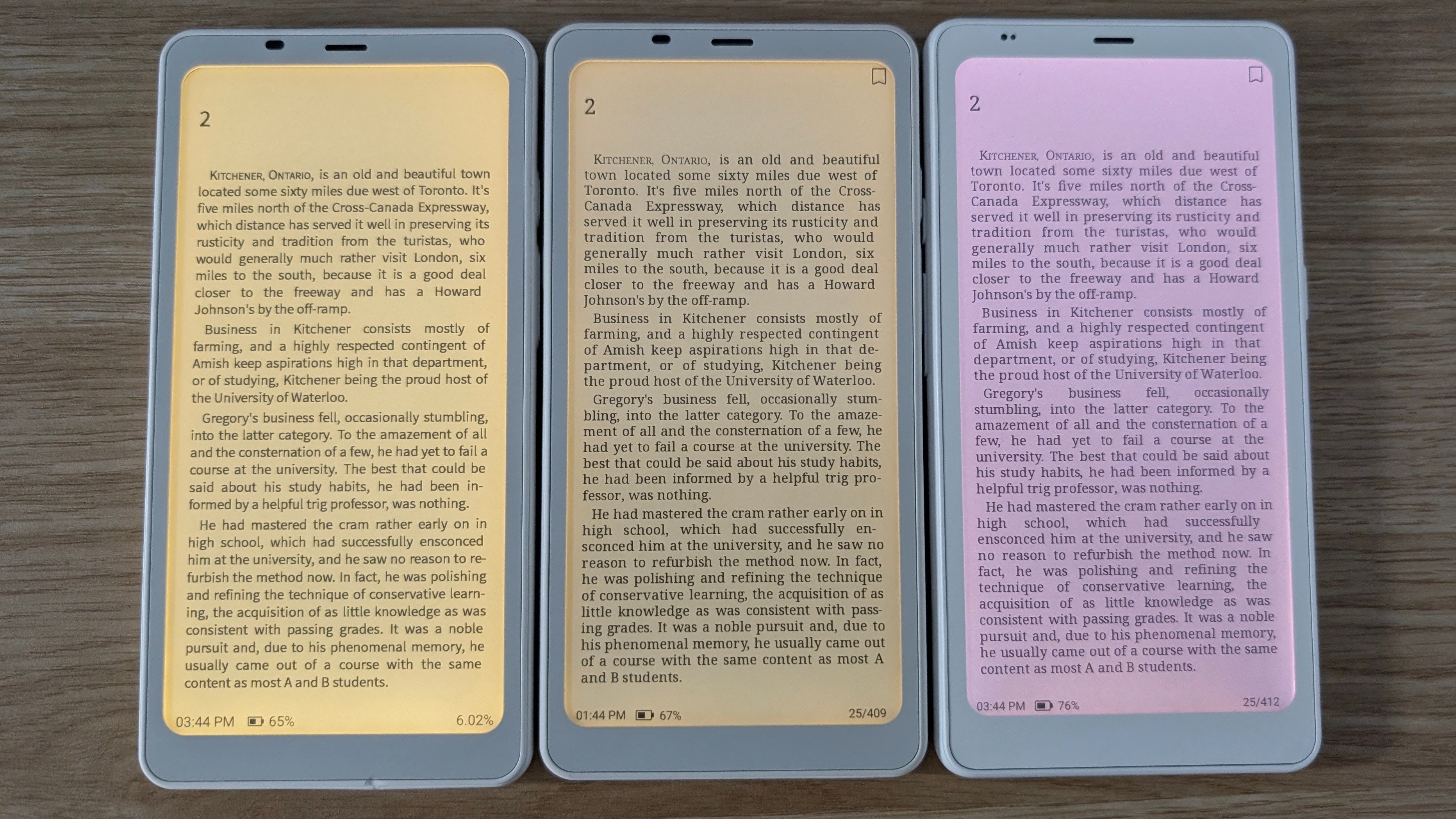 Boox Palma 2 Pro vs Palma 2 vs Palma screen maximum warmth