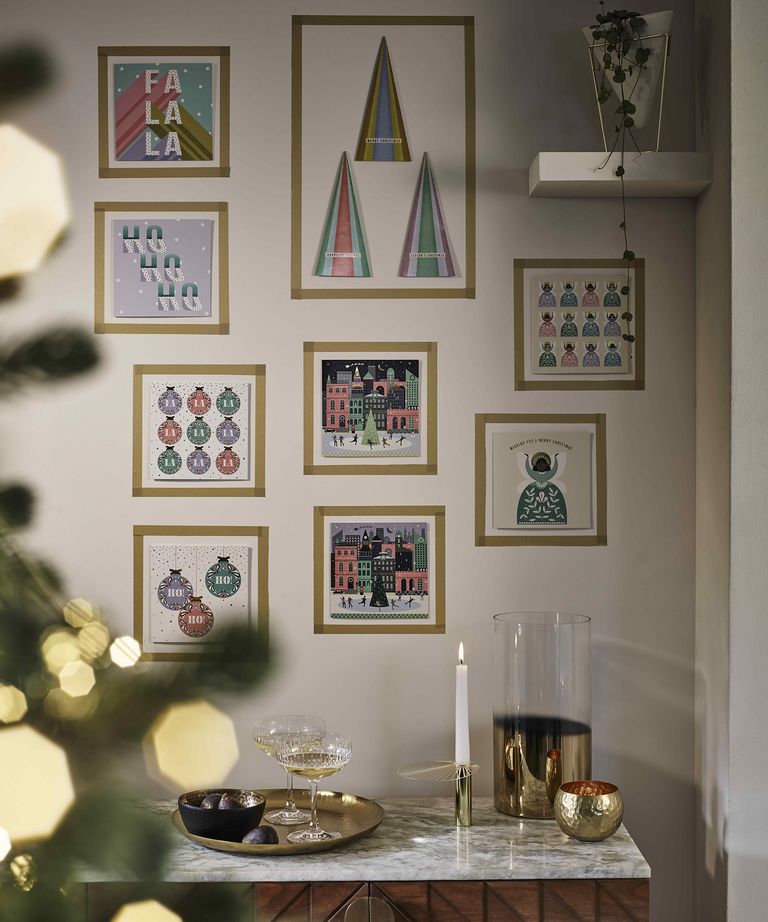 Christmas card display ideas – 16 ways to turn cards into decor | Real ...