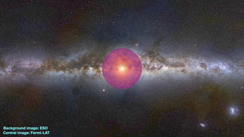 Dark matter 'annihilation' may be causing the Milky Way's center to glow