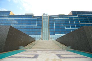 The Fairmont Bab Al Bahr where Rory signed the big deal two years ago