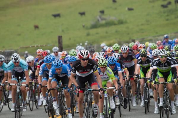 Jens Voigt (Radioshack-Nissan) keeps the pace high at the front.