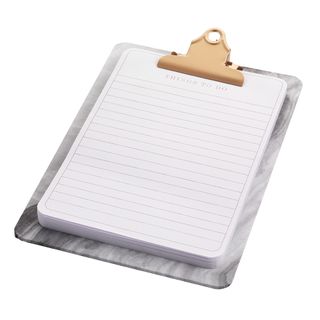 Clipboard Planner Marble, £5