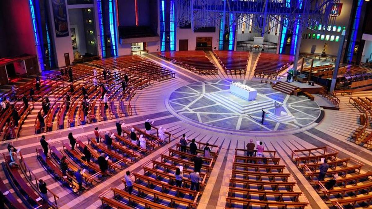 Panasonic AW-HN40 cameras at Liverpool Metropolitan Cathedral