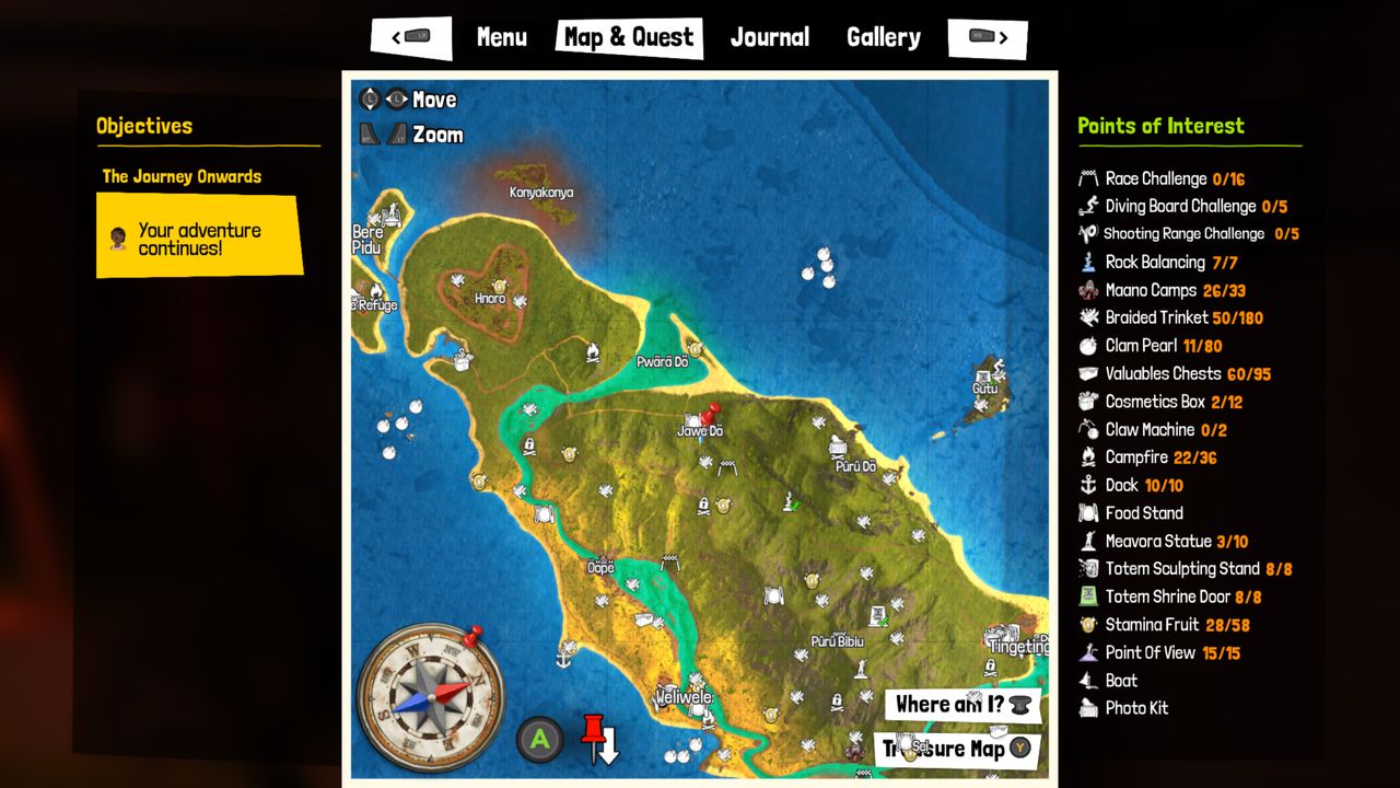 Tchia treasure map
