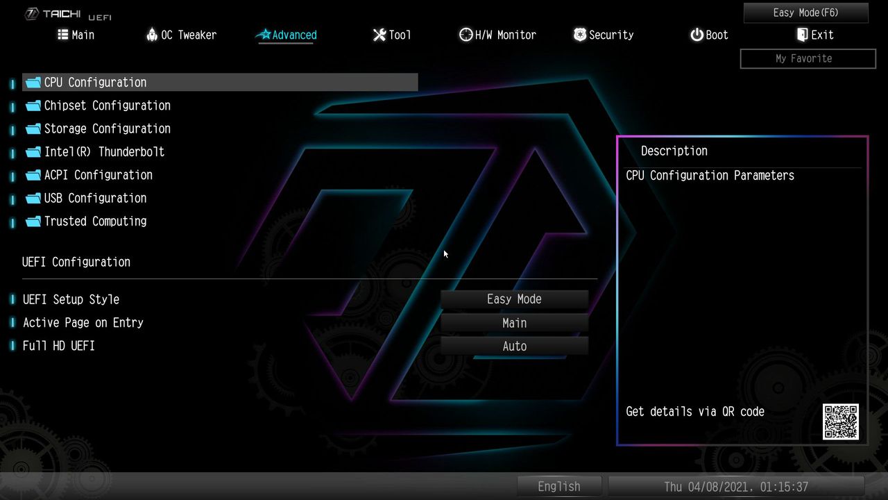 ASRock Z590 Taichi