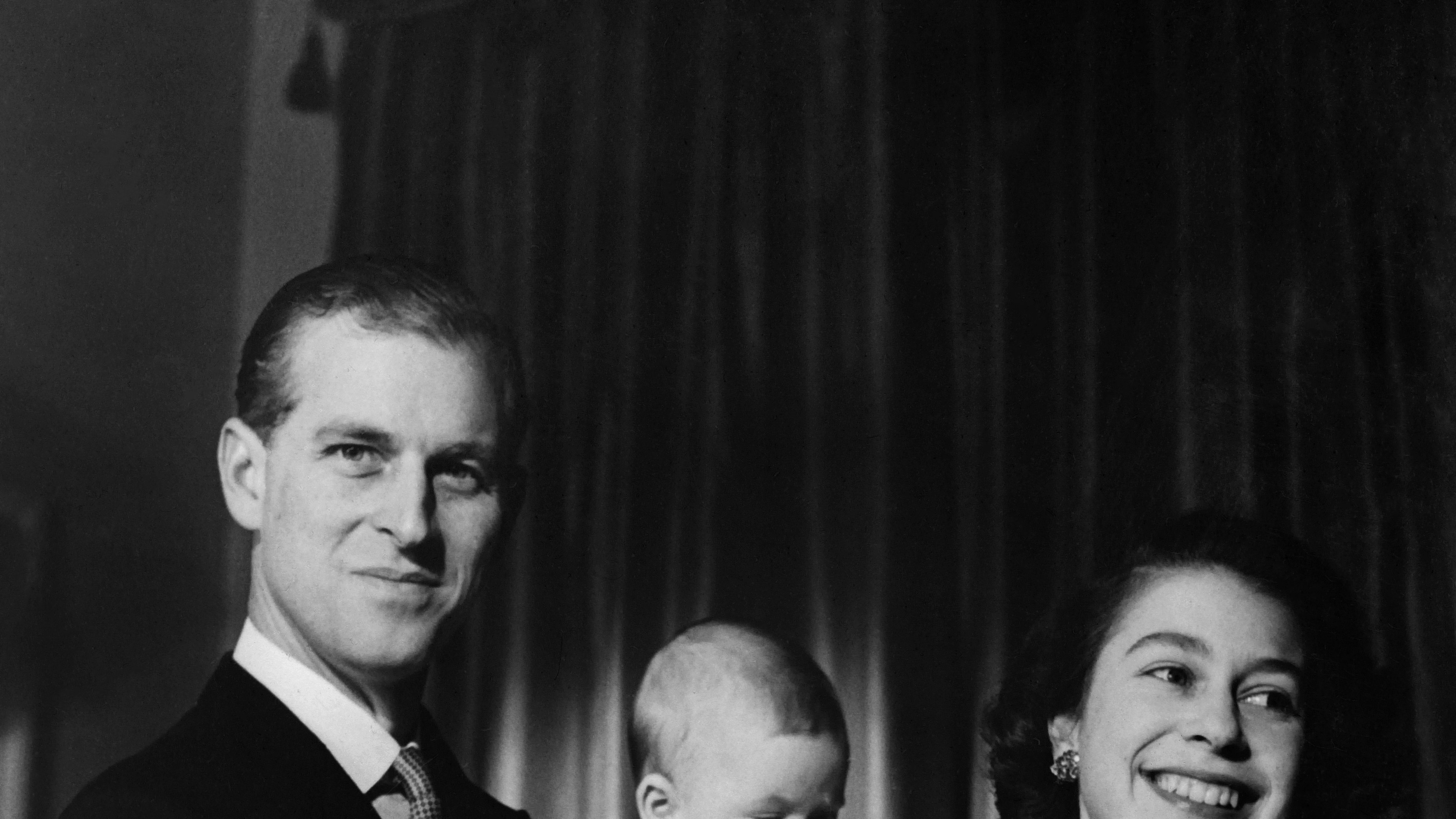 undated picture showing the future queen elizabeth ii of england and prince philip of edinburgh posing with their son prince charles photo by intercontinentale afp photo credit should read afp via getty images
