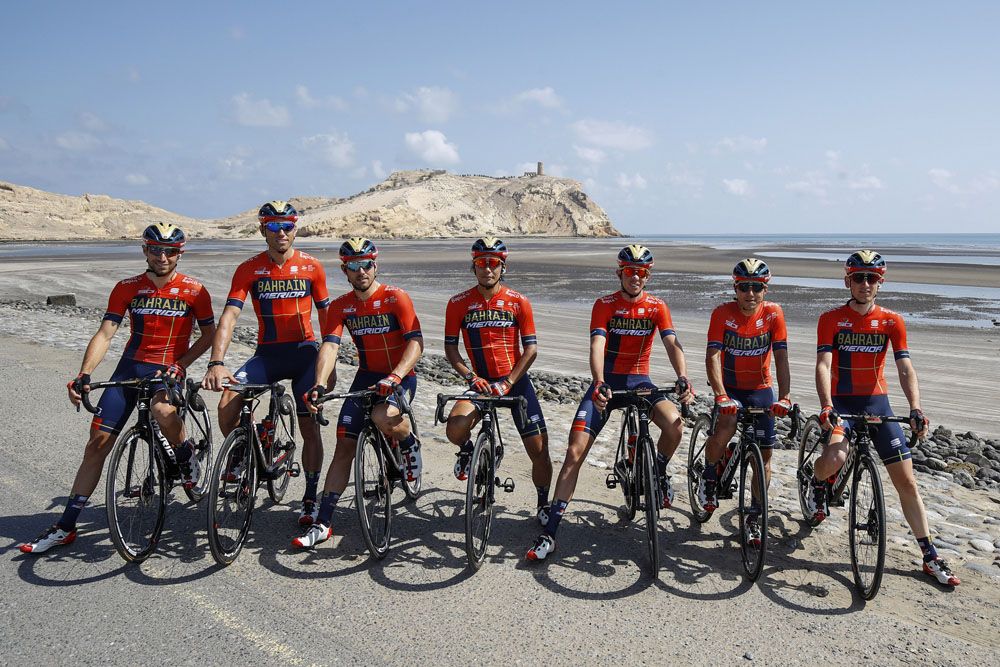 Bahrain Merida ahead of the Tour of Oman