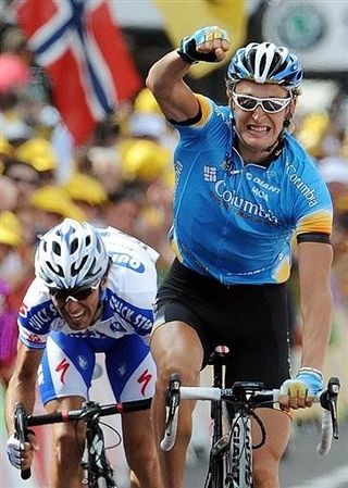 Marcus Burghardt (Columbia) won a stage in the Tour de France