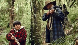 Hunt For The Wilderpeople Julian Dennison and Sam Neill go hunting