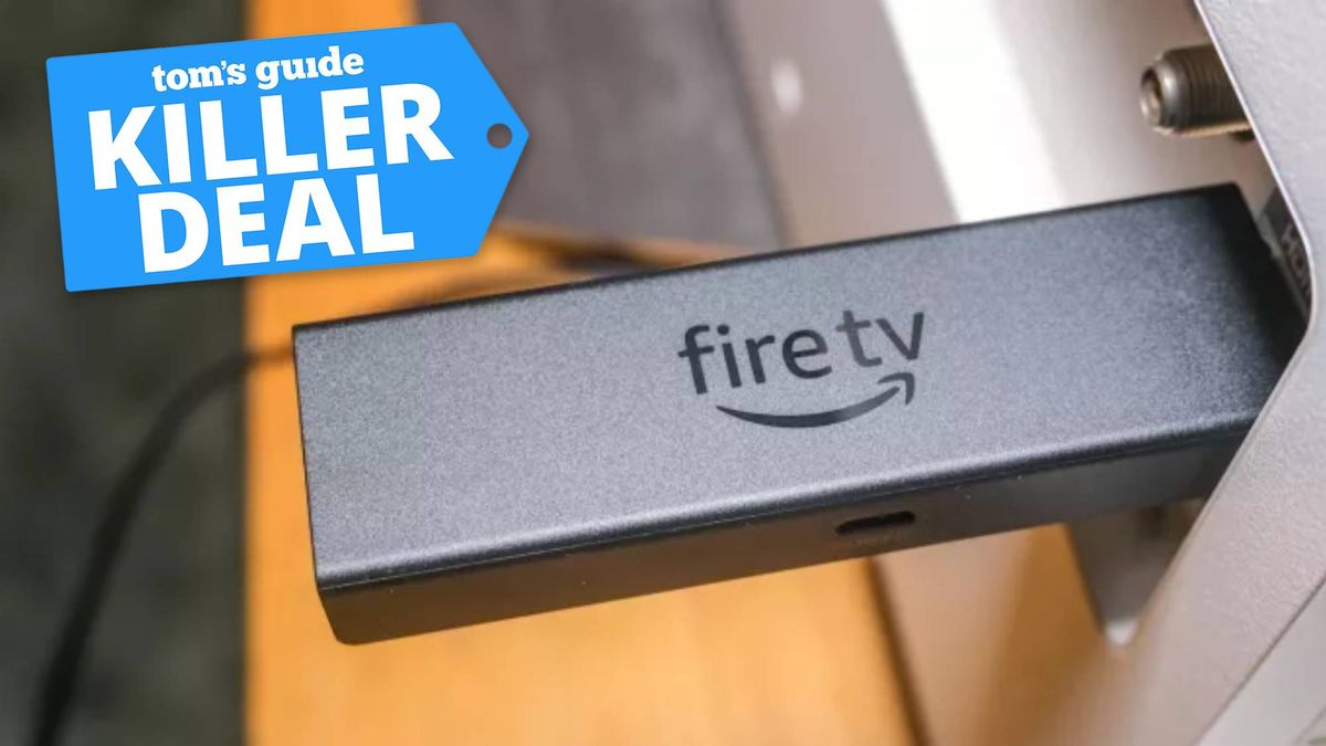 Amazon Fire TV Stick 4K with a Tom&#039;s Guide deal tag