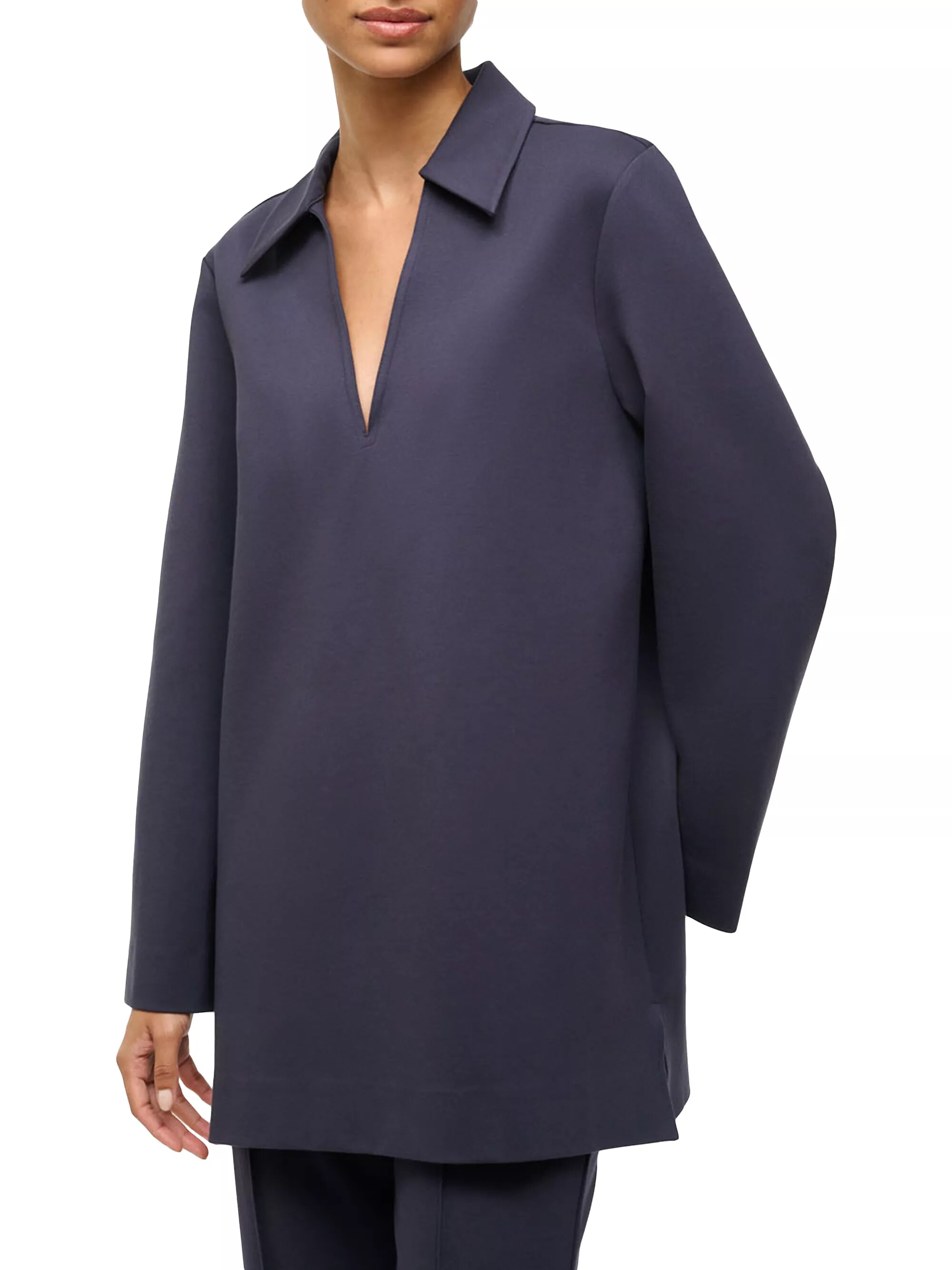 Suzy V-Neck Collared Tunic