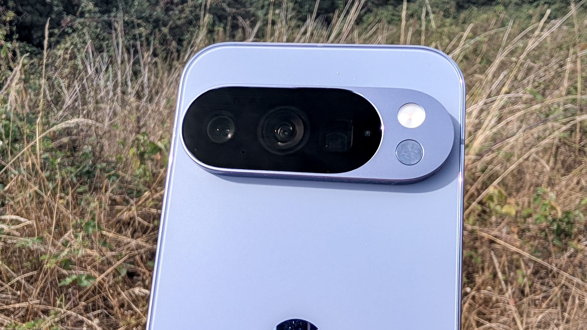 Google Pixel 10 Pro cameras closeup.