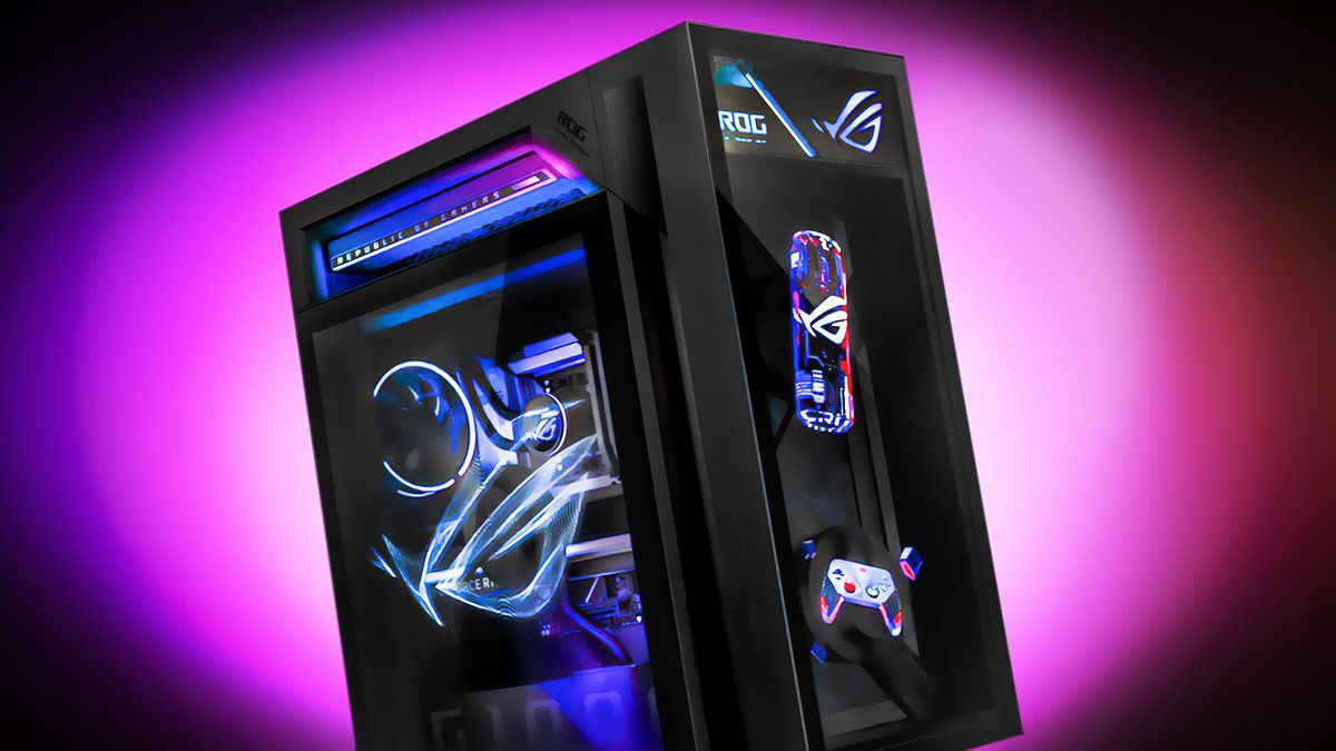 ASUS's hologram desktop creates visuals using ROG AniMe Holo | Windows ...