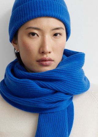 Cashmere Knit Scarf