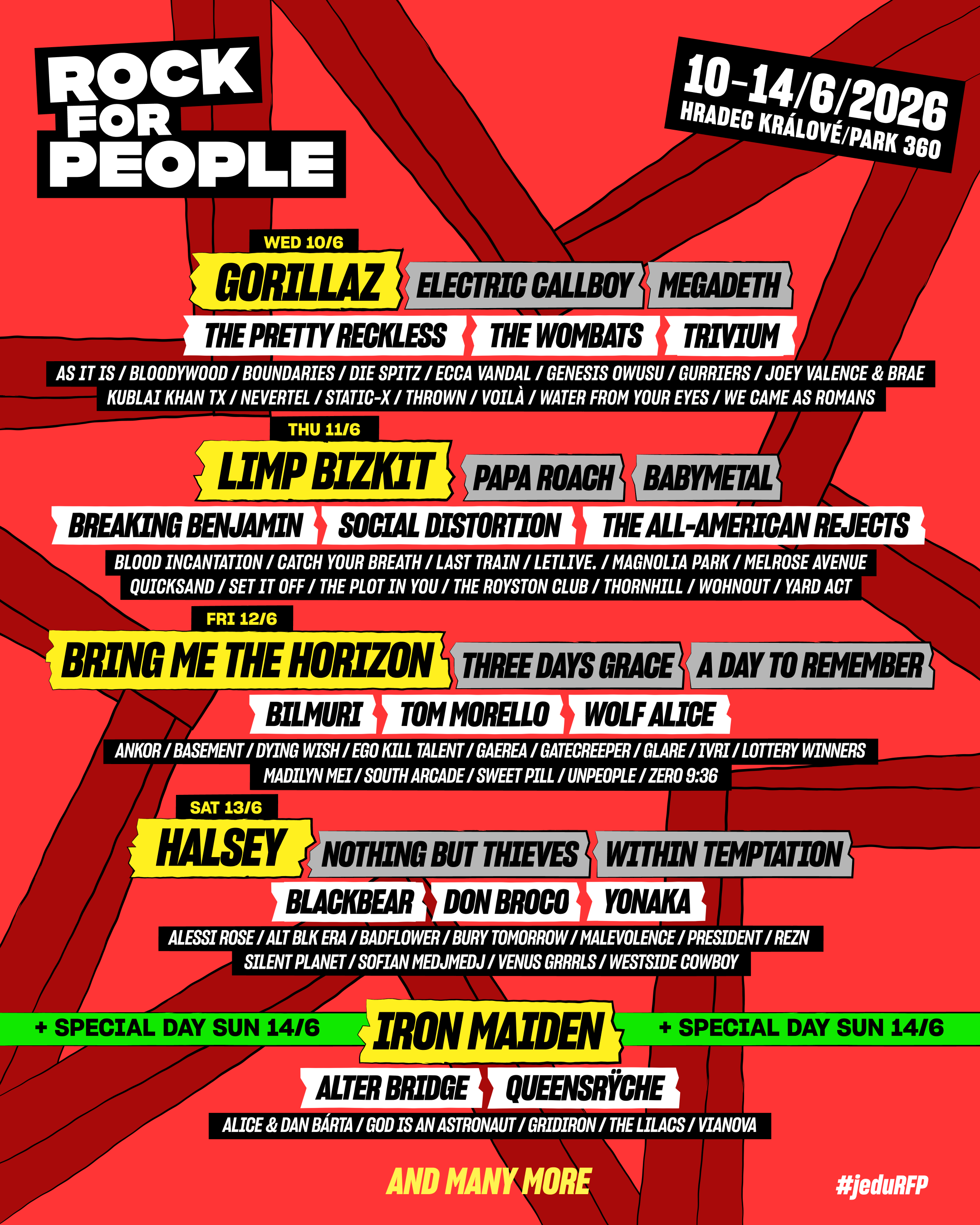 Rock For People 2026 poster