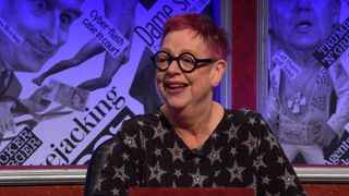 Presenter, comedian and writer Jo Brand on a previous episode of HIGNFY.