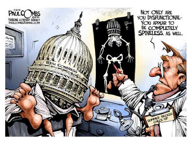 Political cartoon Congress