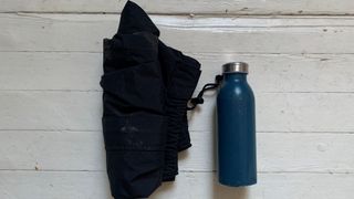 Keela Rainlife 5000 waterproof trousers with water bottle for scale