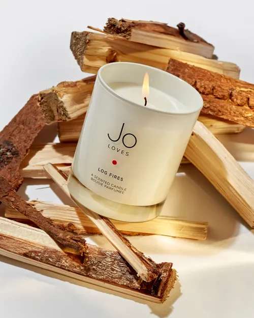 Log Fires Candle