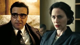 David Krumholtz and Emily Blunt as they appeared in 2023's Oscar winning film, Oppenheimer. 