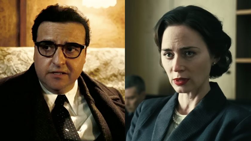 David Krumholtz and Emily Blunt as they appeared in 2023's Oscar winning film, Oppenheimer. 