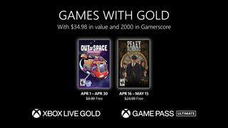 Screenshot of Xbox Games with Gold April 2023.