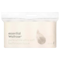 Essential Ultra Soft Bathroom Tissue (16 rolls) | £6 at Waitrose