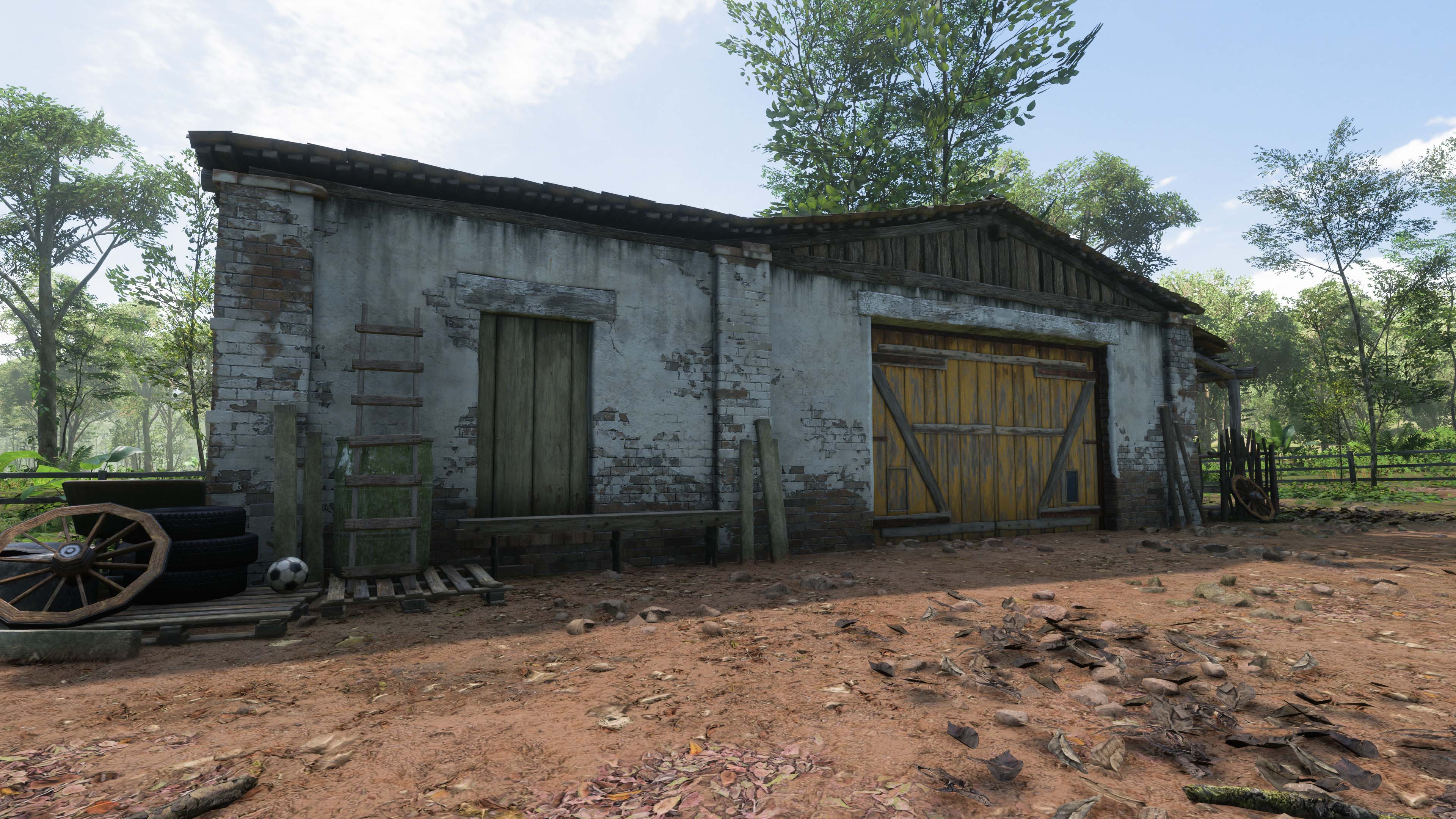 Forza Horizon 5 barn find barn with yellow door