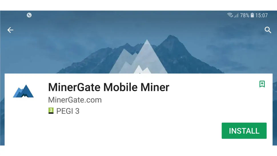 cara minergate di android