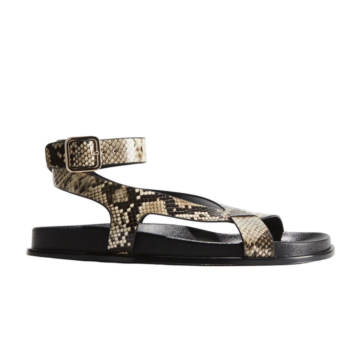 Intertwined-Strap Sandals