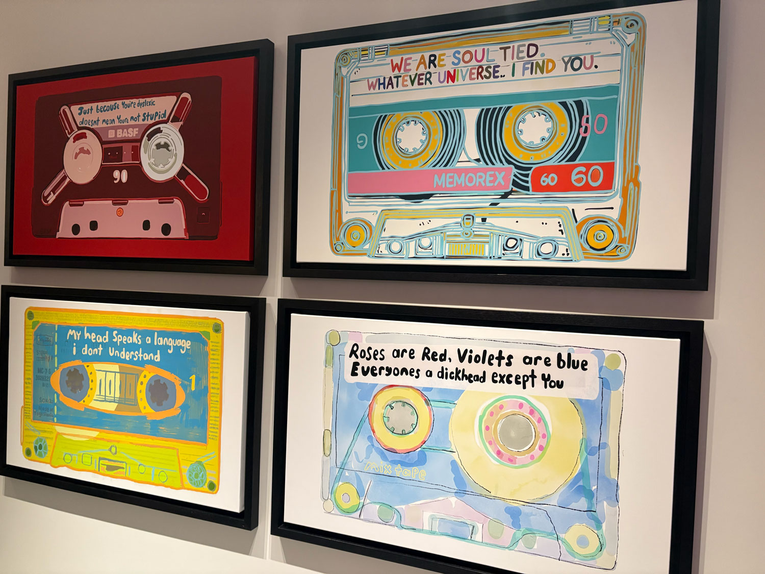 Robbie Williams' art on display