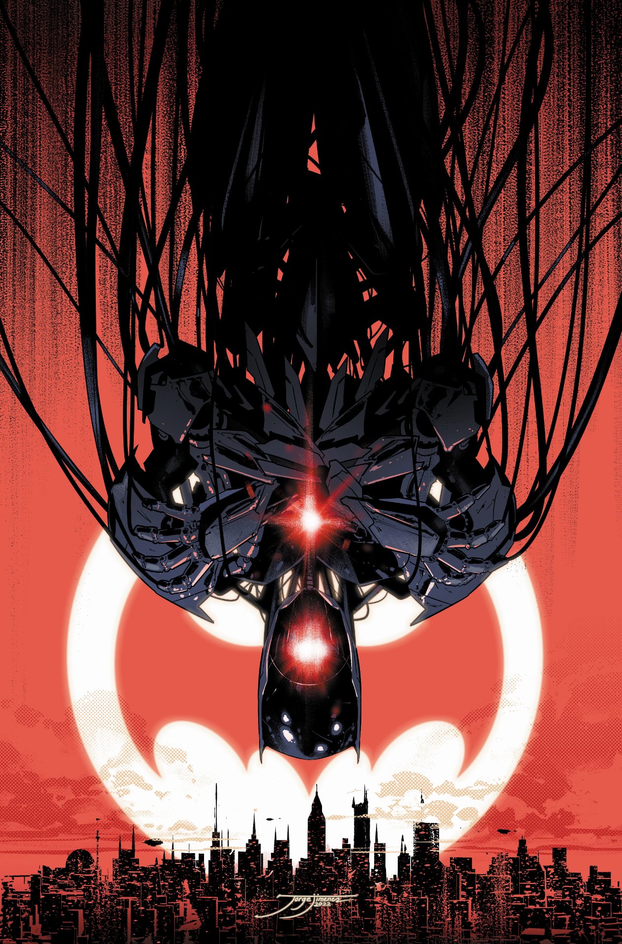 Arte de portada de Batman #129 por Jorge Jiménez