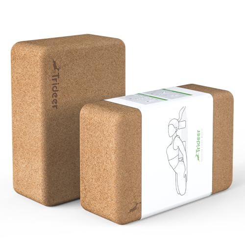 Trideer Cork Yoga Blocks