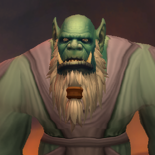 An old, wizened orc.