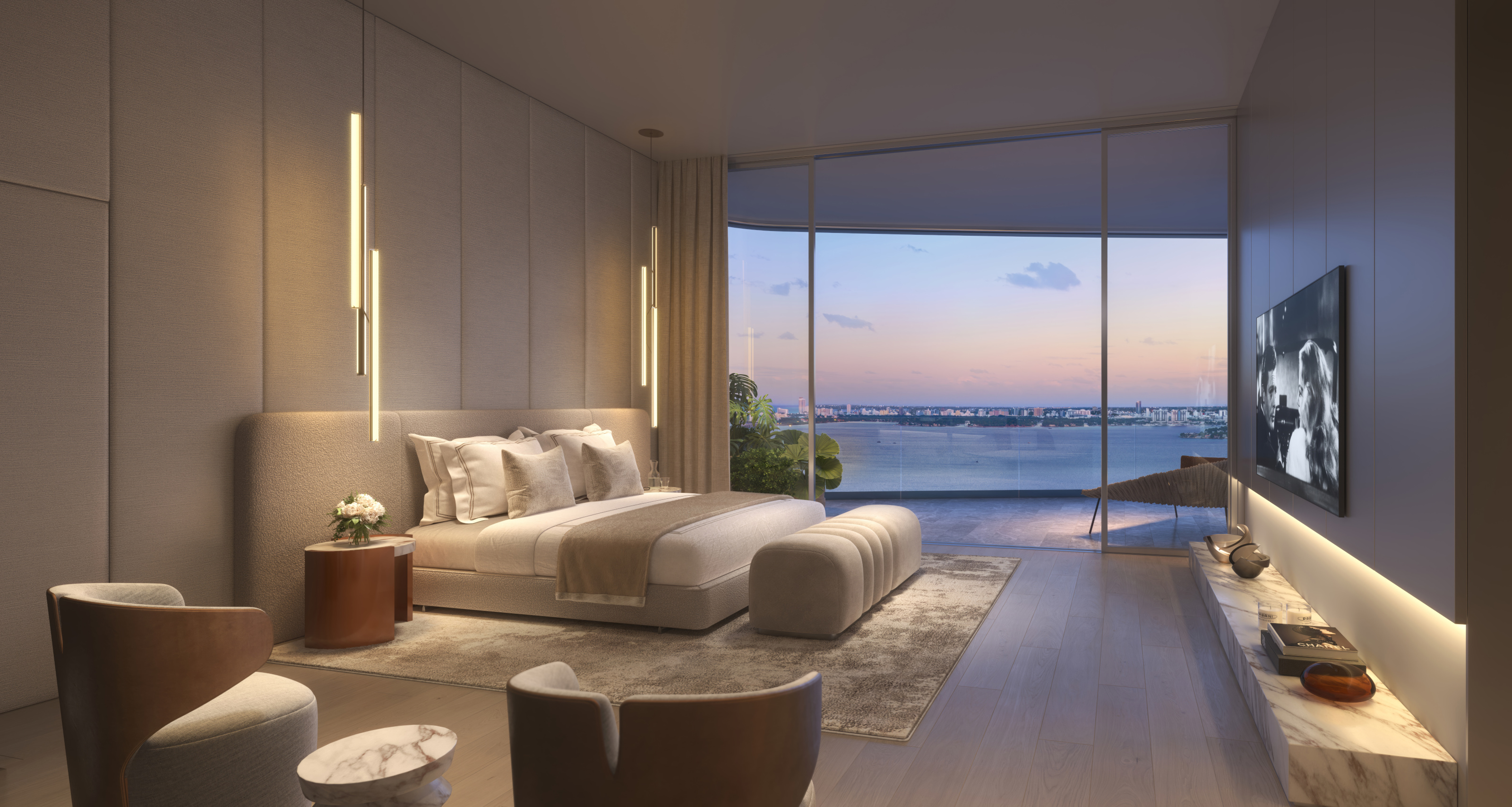Proposed primary bedroom suite, Pagani Residences