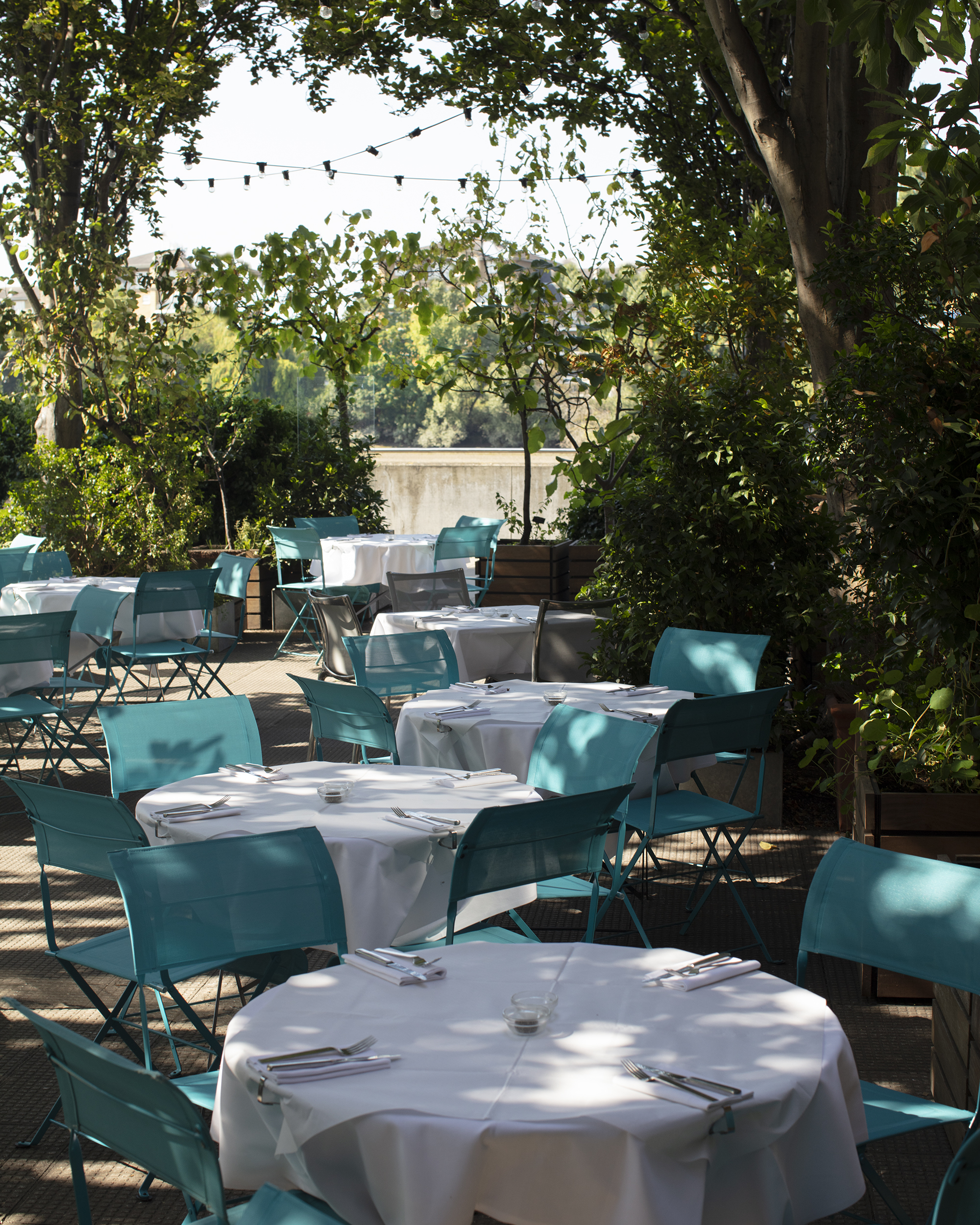 River Cafe outside terrace