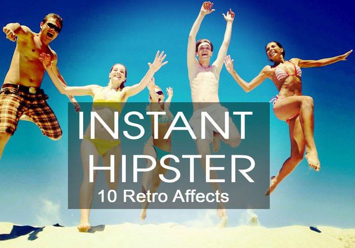Free Photoshop actions: Instant Hipster