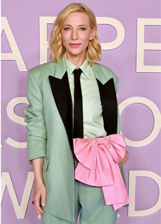 Cate Blanchett attends the Green Carpet Fashion Awards 2023 at NeueHouse Hollywood on March 9, 2023 in Hollywood, California.