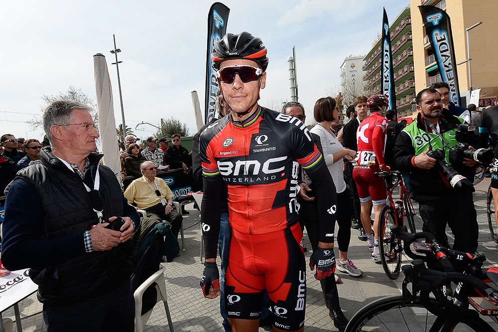 Philippe Gilbert at the start.