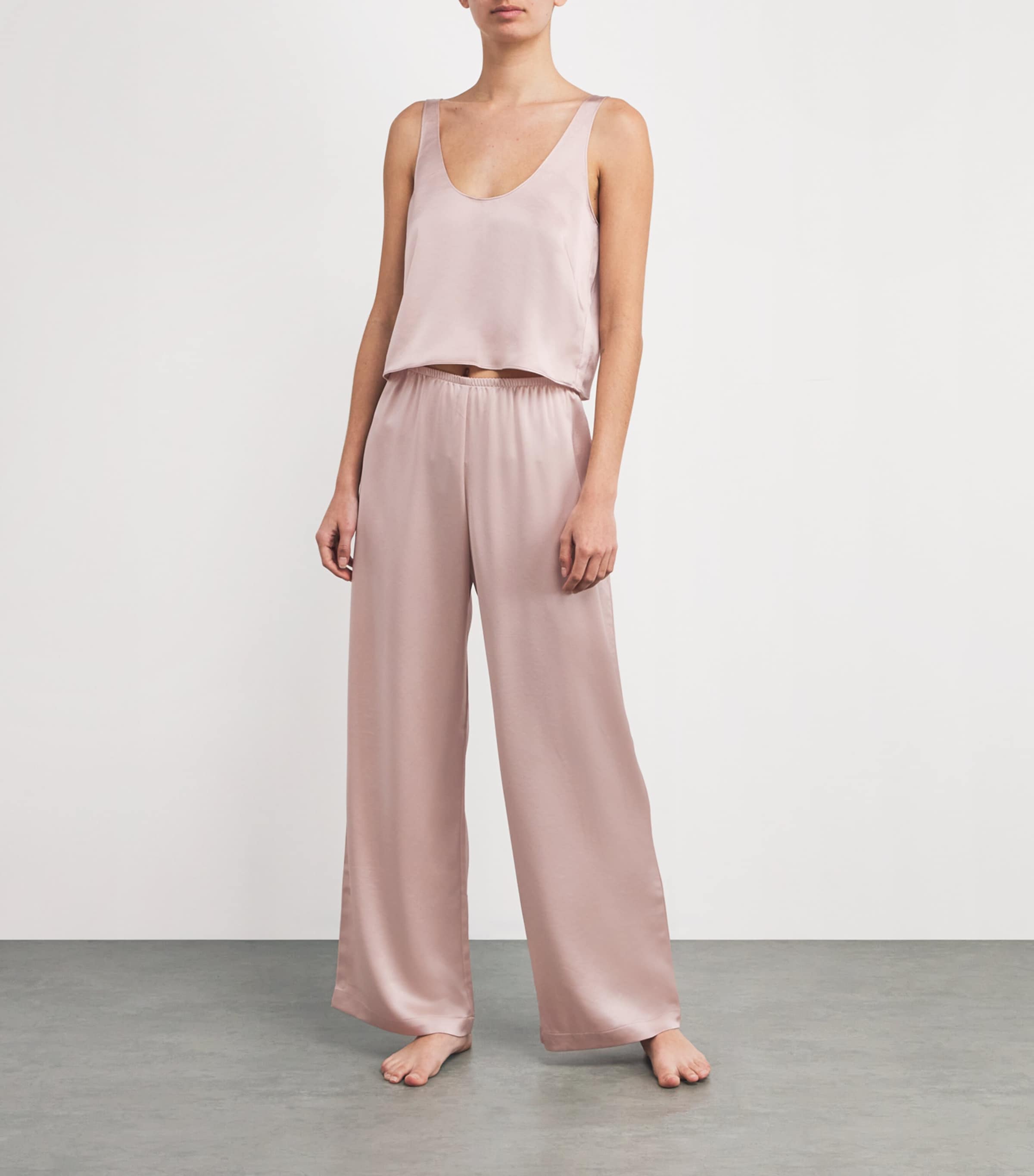 Barb Wide-Leg Lounge Trousers