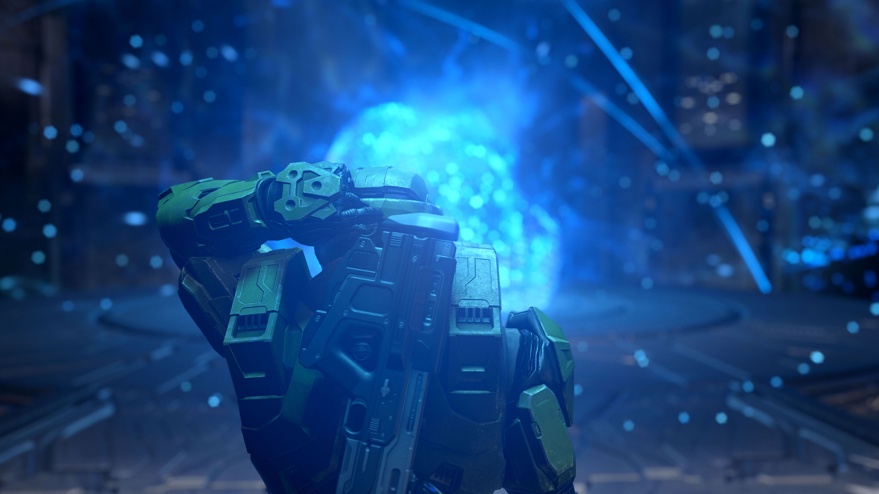 A gameplay shot of Halo Infinite