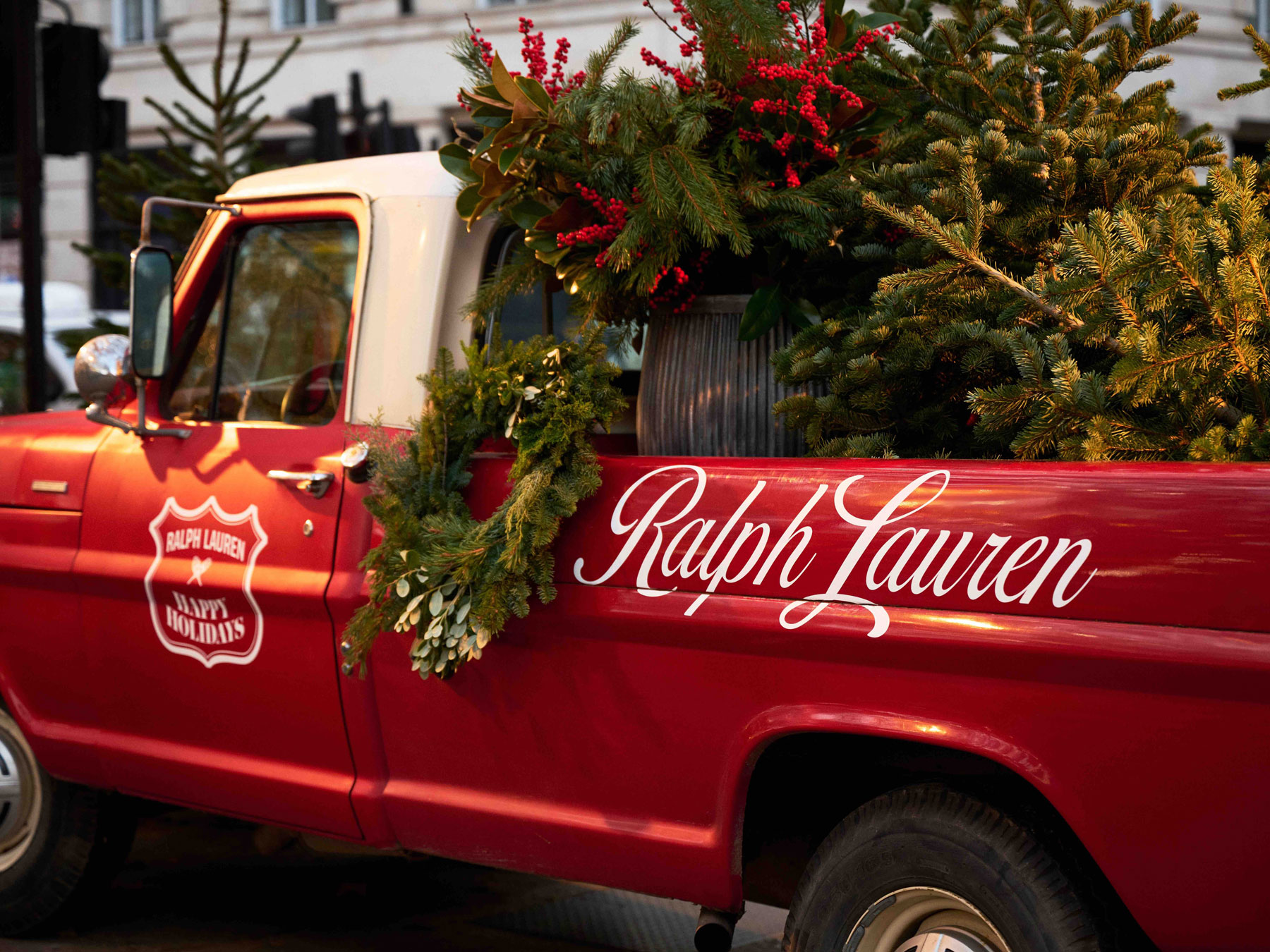 Ralph Lauren Holiday pop-up experience on Melrose Avenue