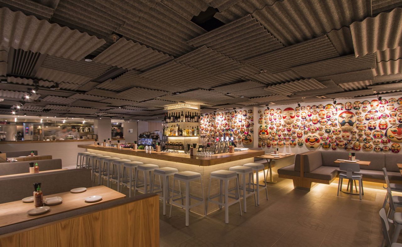 The bar area of the Vietnamese Kitchen in Hong Kong, China