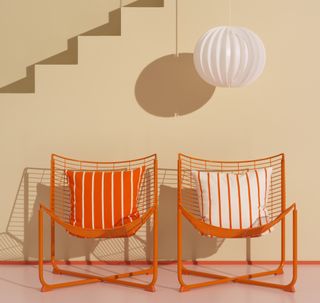 IKEA orange Skalboda chair