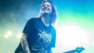 Serena Cherry of Svalbard performing onstage in 2023