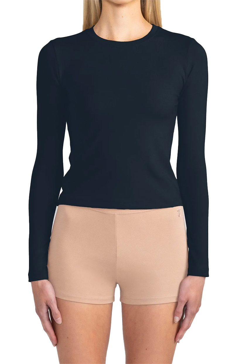Heather Tee - Midnight Navy / Xxs