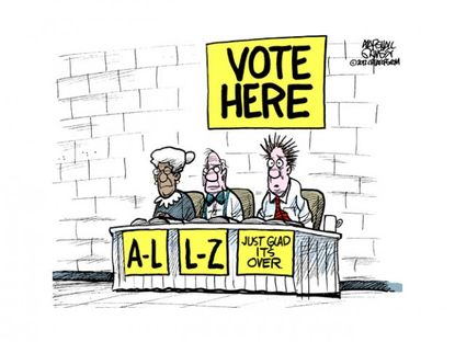 Voter frazzle
