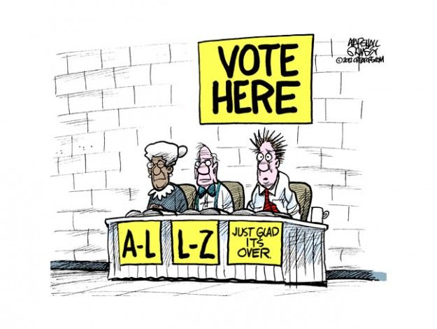 Voter frazzle