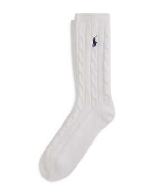 Ralph Lauren Cable Knit Socks